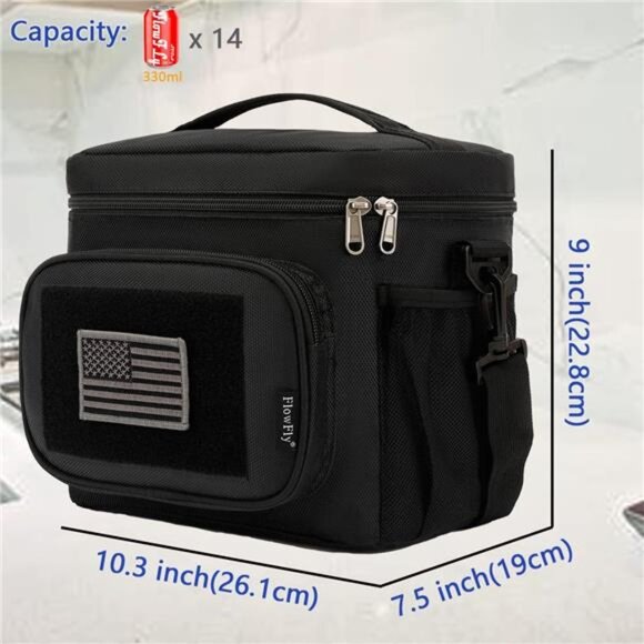 Tactical Lunch Bag Large Insulated Lunch Box Cooler Tote for Men, Women - Picture 4 of 7